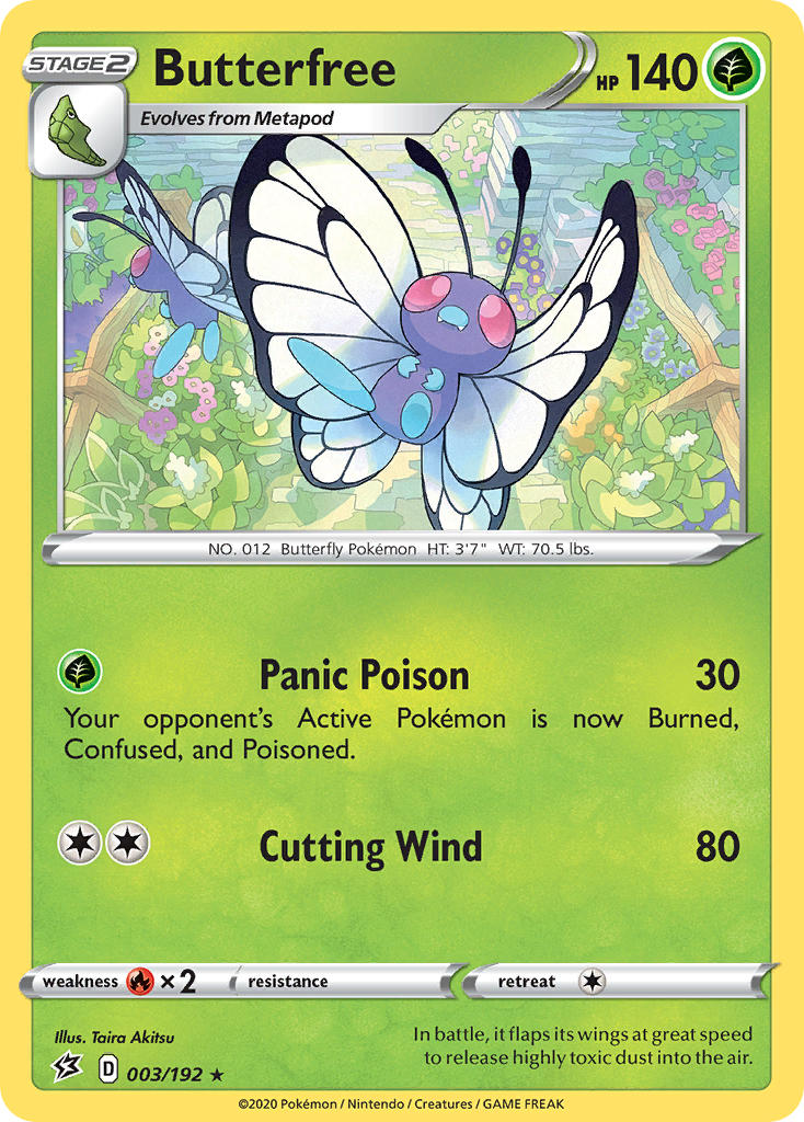 Butterfree Rebel Clash (003/192)