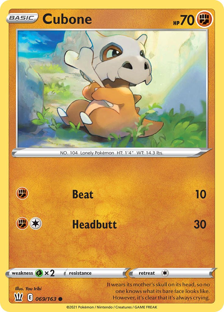 Cubone Battle Styles (069/163)