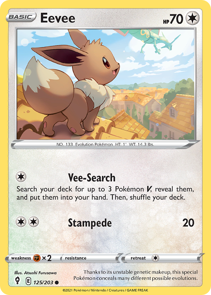 Eevee Evolving Skies 125/203