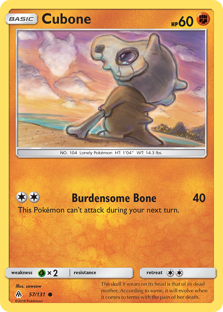 Cubone Forbidden Light (57/131)