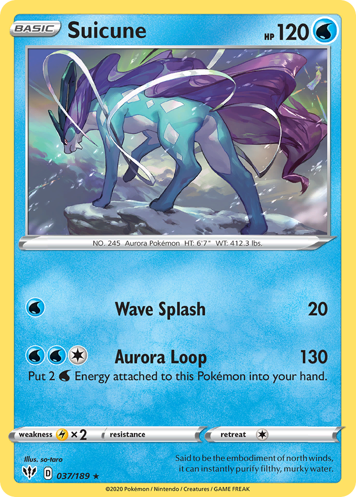 Suicune Darkness Ablaze (037/189)